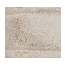 Декоративная подушка JYSK Stavklokke 45x45 см, искусственный мех/велюр, полиэстер, бежевый