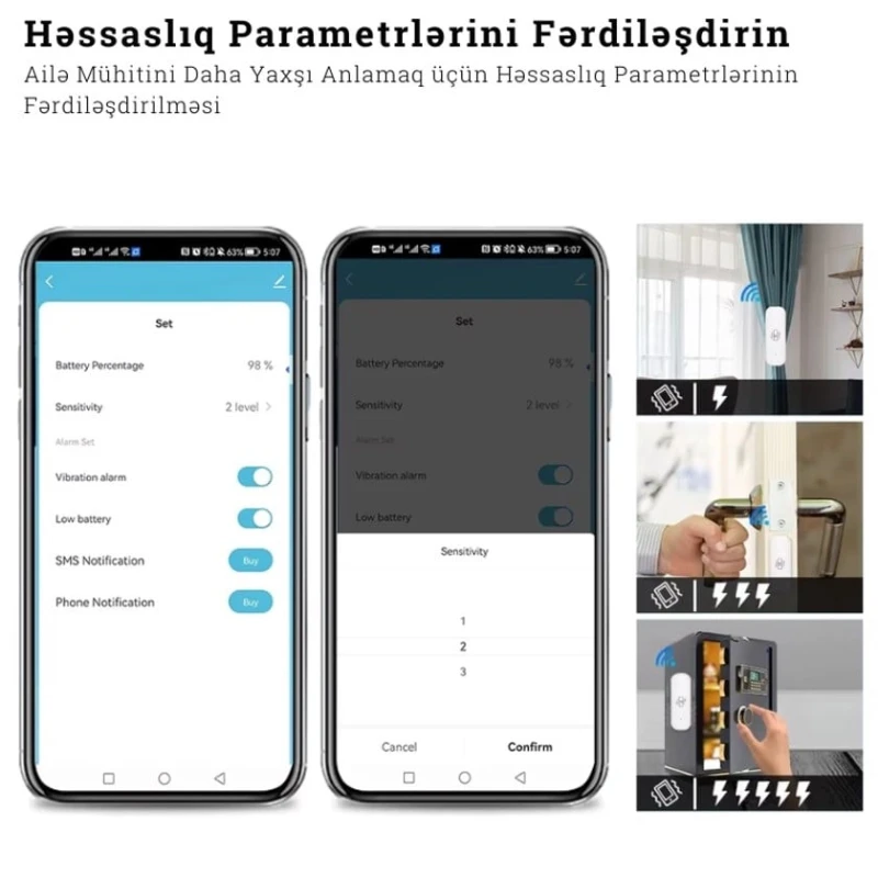 Сенсор вибрации EMASTIFF TYSH-AZ40 Сенсор вибрации EMASTIFF TYSH-AZ40
