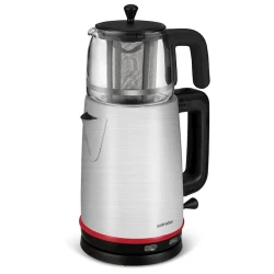 Электрочайник с заварником Goldmaster Emirgan GM7375 inox