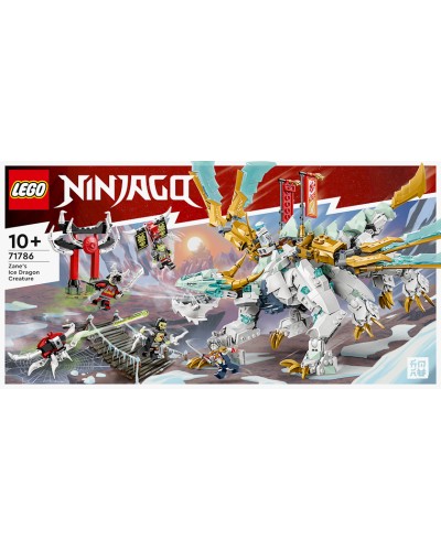 Konstruktor LEGO Ninjago Zane’s Ice Dragon Creature 71786, 10+ yaş, 973 əd