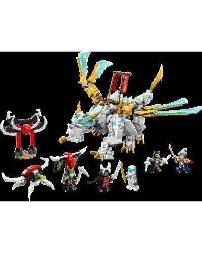 Konstruktor LEGO Ninjago Zane’s Ice Dragon Creature 71786, 10+ yaş, 973 əd