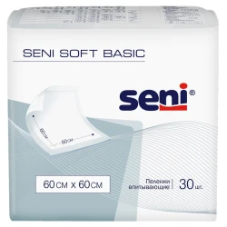Одноразовые пеленки Seni Soft Basic 60х60 см 30 шт