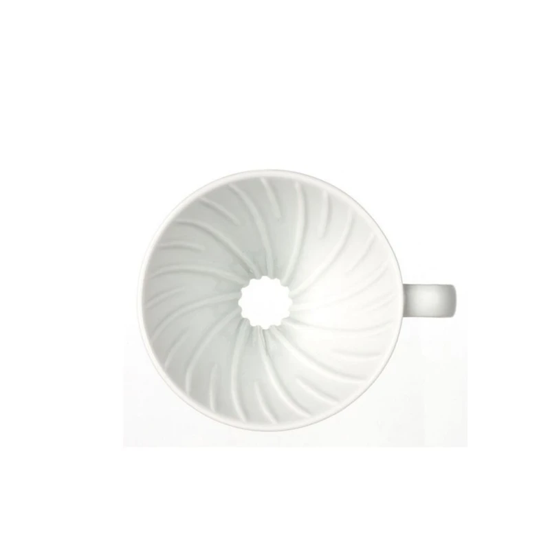 Qəhvə dəmləmək üçün qıf-dripper CB_98160000000895, keramika, ağ