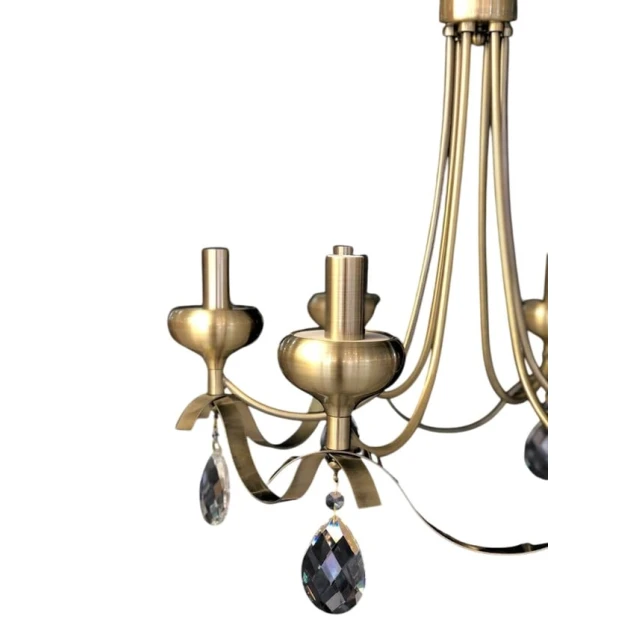 Люстра подвесная Şəms Aydınlatma 8131-8 AB, золотистая Люстра подвесная Şəms Aydınlatma 8131-8 AB, золотистая