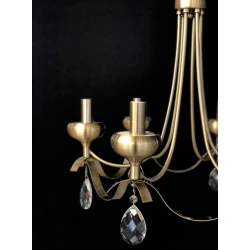 Люстра подвесная Şəms Aydınlatma 8131-8 AB, золотистая