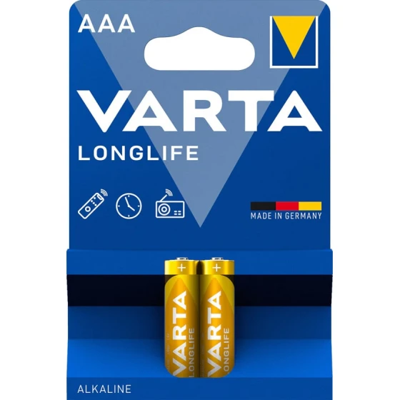 Батарейка Varta Longlife (AAx2) 4103, 2 шт Батарейка Varta Longlife (AAx2) 4103, 2 шт