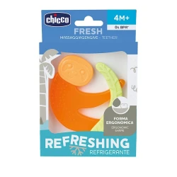 Прорезыватель Chicco Fresh Teether Orange 4+ месяцев Прорезыватель Chicco Fresh Teether Orange 4+ месяцев