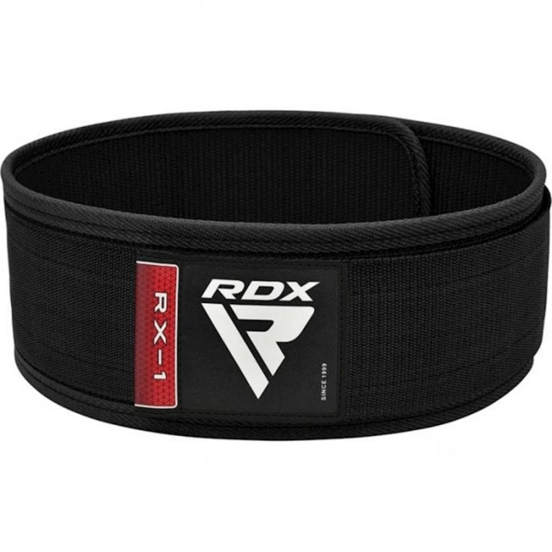 Пояс для тяжелой атлетики RDX Sports RX1, Унисекс, Нейлоновый, Черный, L Пояс для тяжелой атлетики RDX Sports RX1, Унисекс, Нейлоновый, Черный, L