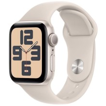 Ağıllı saat Apple Watch SE 2 2023 44mm Starlight Aluminum Case with Starlight Sport Band