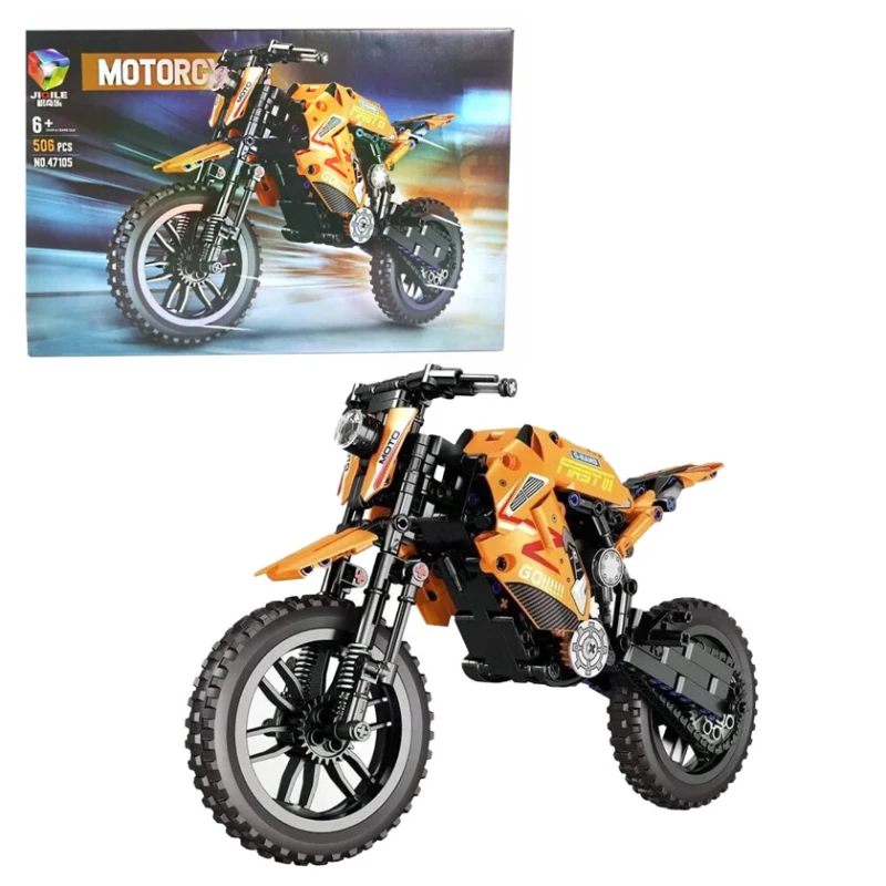 Конструктор Мотоцикл, 506 элементов