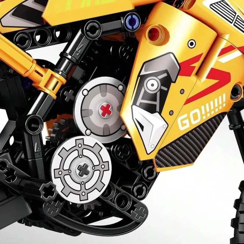 Конструктор Мотоцикл, 506 элементов