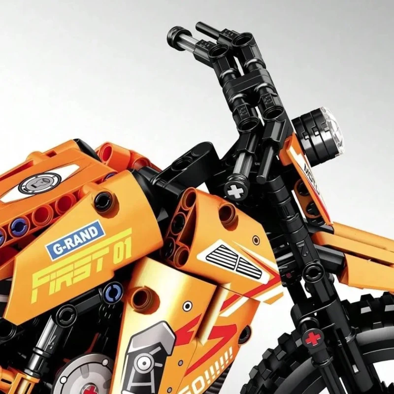 Конструктор Мотоцикл, 506 элементов