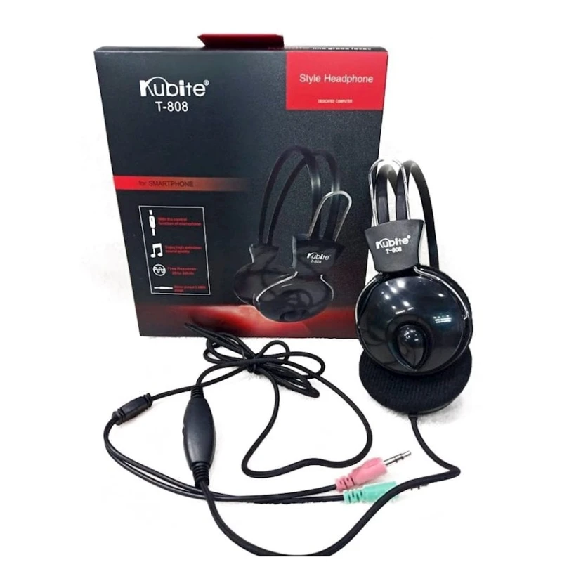 Наушники-гарнитура Kubite T-808 Наушники-гарнитура Kubite T-808