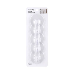Крючки для ванной Miniso Basic Traceless Hook, 5.6х5.6 см, 5 шт, товар в ассортименте Крючки для ванной Miniso Basic Traceless Hook, 5.6х5.6 см, 5 шт, товар в ассортименте