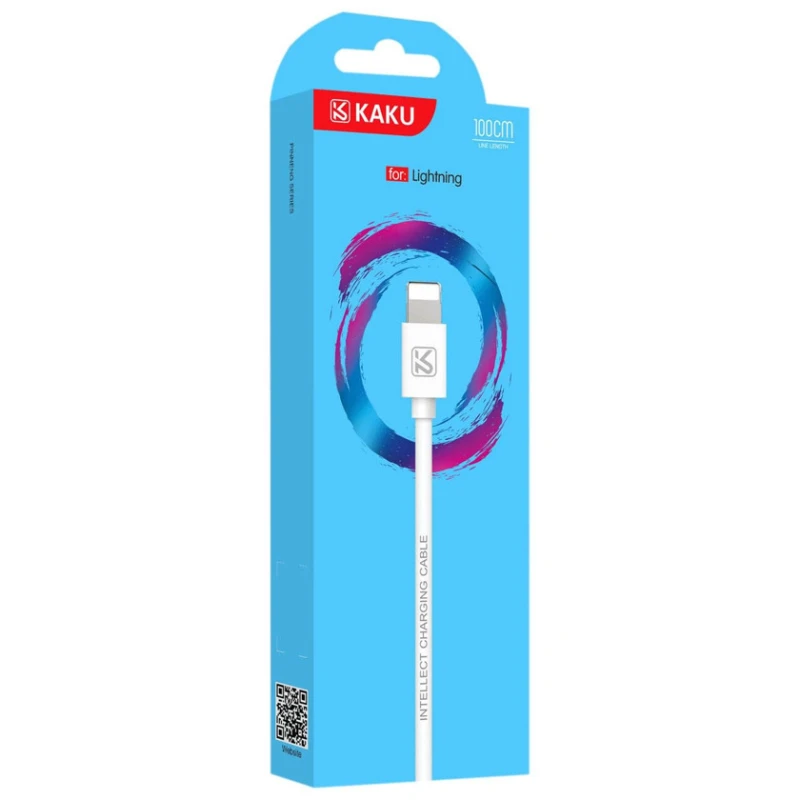 Usb-кабель Kaku Lightning белого цвета Usb-кабель Kaku Lightning белого цвета