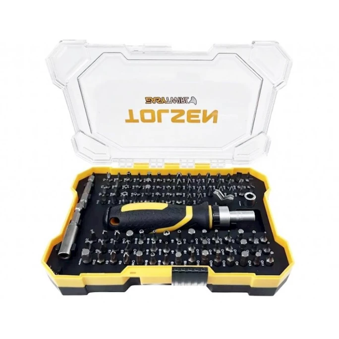 Набор отвертка с битами Tolsen 20188, 105 шт