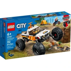 Конструктор LEGO City 4x4 Off-Roader Adventures 60387, 6+ лет, 252 элементов