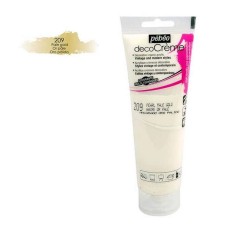 Akril boya Pebeo Decocreme krem konsistensiyalı, mat, 209 Solğun-qızılı mirvari, 120 ml