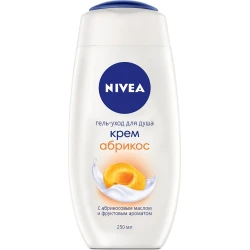 Гель-уход для душа Nivea Крем Абрикос, 250 мл