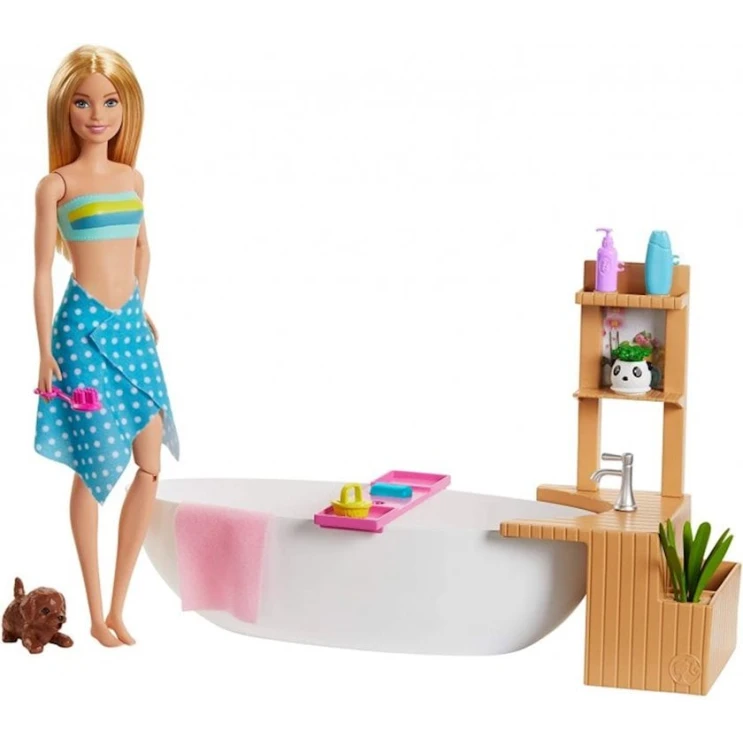 Кукла Barbie Fizzy Bath Doll and Playset, 29 см