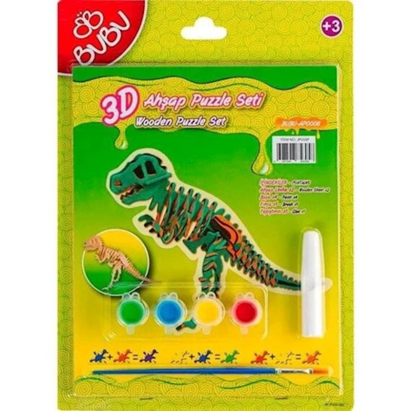 Набор с элементами конструктора Bubu Динозавр Набор с элементами конструктора Bubu Динозавр