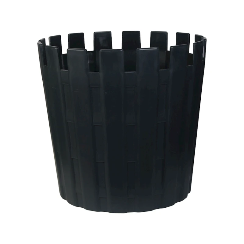 Горшок для растений Truva 901, черный, 32x32x31 см Горшок для растений Truva 901, черный, 32x32x31 см