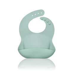 Нагрудник Petite&Mars 706110, 6+ мес, силикон, зеленый Нагрудник Petite&Mars 706110, 6+ мес, силикон, зеленый