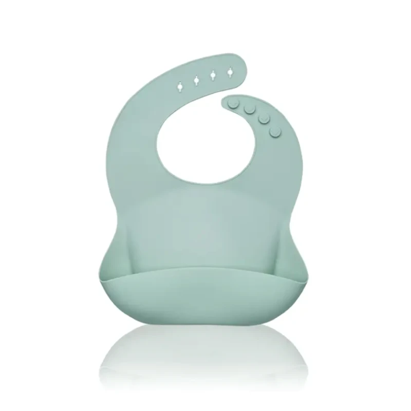 Нагрудник Petite&Mars 706110, 6+ мес, силикон, зеленый Нагрудник Petite&Mars 706110, 6+ мес, силикон, зеленый