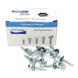 Набор саморезов для шифера TM.25945, 5.5x38 мм, 100 шт Набор саморезов для шифера TM.25945, 5.5x38 мм, 100 шт