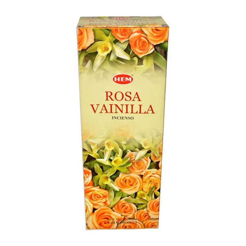 Aromatik çubuqlar Hem Incense Sticks Rose Vanilla, 20 əd Aromatik çubuqlar Hem Incense Sticks Rose Vanilla, 20 əd