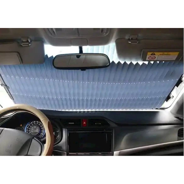 Günəşdən qoruyan günlük avtomobil salonu üçün 65 sm, boz