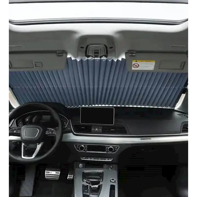 Günəşdən qoruyan günlük avtomobil salonu üçün 65 sm, boz