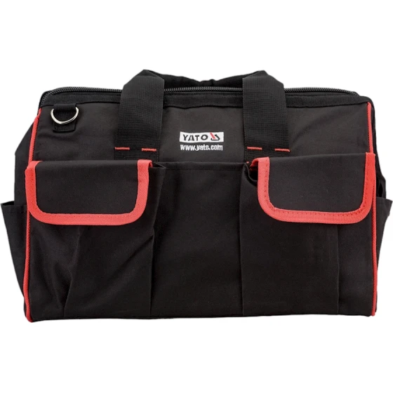 Сумка для инструментов Yato YT-7433, 40x23x21 см, черная/красная
