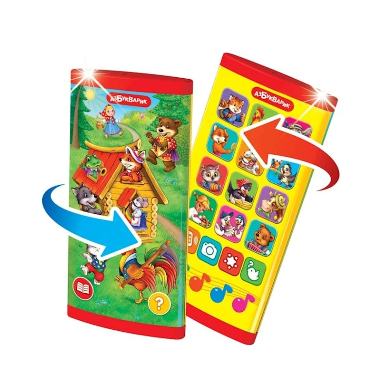 Развивающая игрушка Азбукварик 5689 Теремок сказок, 3+ лет