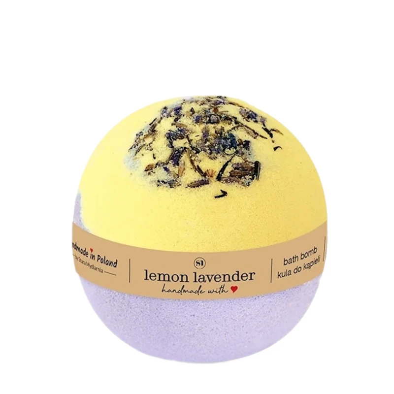 Бомбочка для ванны Stara Mydlarnia Lemon Lavender 200 г Бомбочка для ванны Stara Mydlarnia Lemon Lavender 200 г