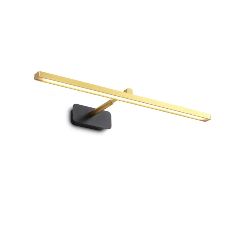 Настенный светильник Lustore LSW516 GD, 24.5x60x6 см, золотистый/черный Настенный светильник Lustore LSW516 GD, 24.5x60x6 см, золотистый/черный