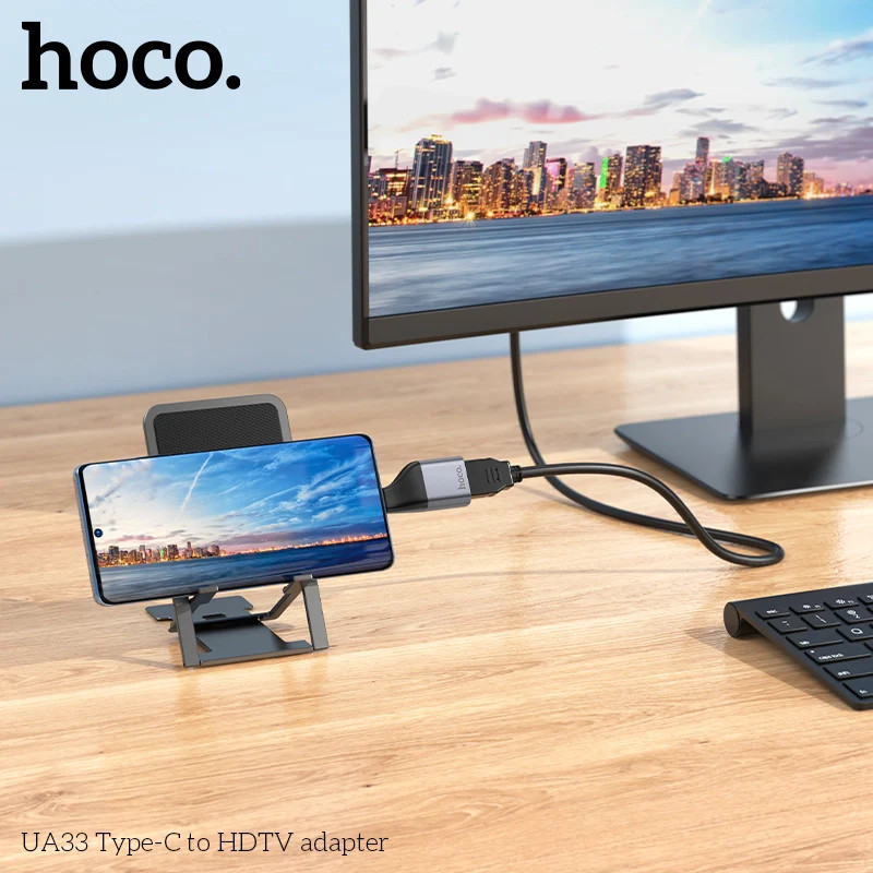 Видеоадаптер Hoco UA33 USBC-HDMI