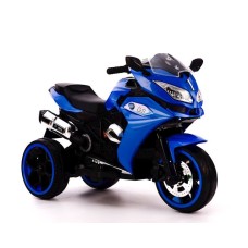 Uşaq elektrik motosikli Zies CN.M-1300, 2 motor, 2 saat işləmə müddəti, ksenon faraları, səs effektləri, 15.56 kq, göy