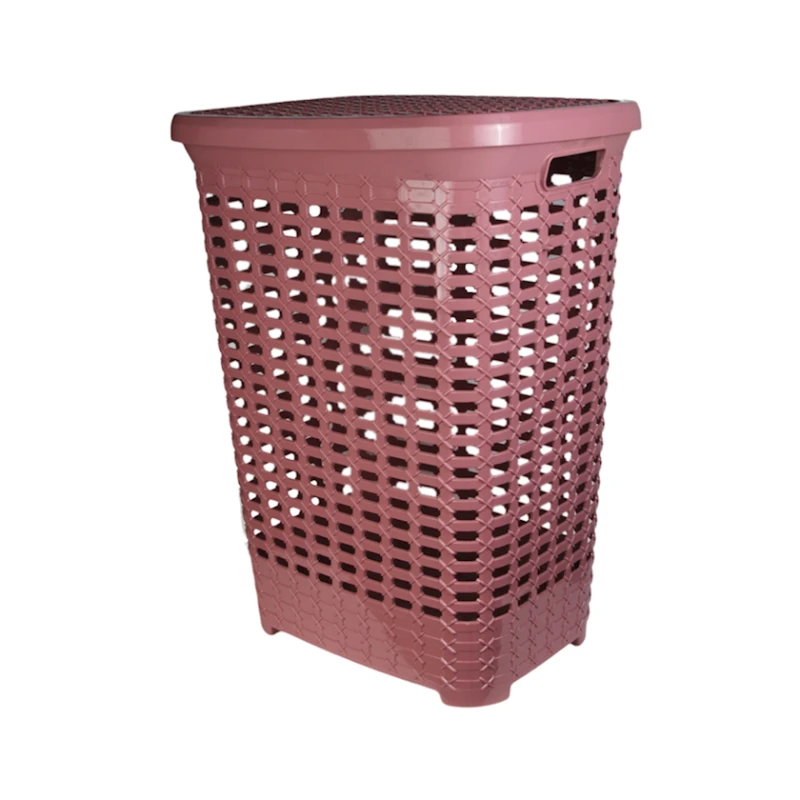 Корзина для белья 6534/B, 37х45х61 см, розовый