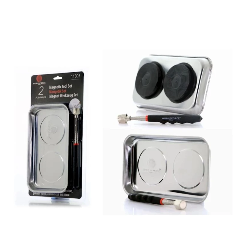 Maqnit alət dəsti Worldforce 11303, nimçə+çubuq