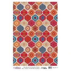 Рисовая бумага для декупажа Cadence Metal Leaf Rice Paper Background Gold 018 Рисовая бумага для декупажа Cadence Metal Leaf Rice Paper Background Gold 018