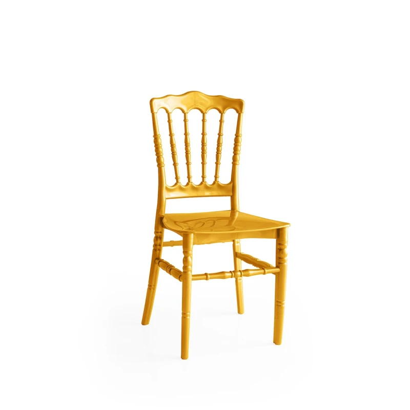 Stul Modalife Napolyon OKH-2143, plastik, qızılı, 41x90x37 sm