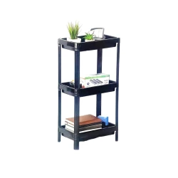 Stellaj HMSD_504 qara, 3 yarus, 100 sm Stellaj HMSD_504 qara, 3 yarus, 100 sm