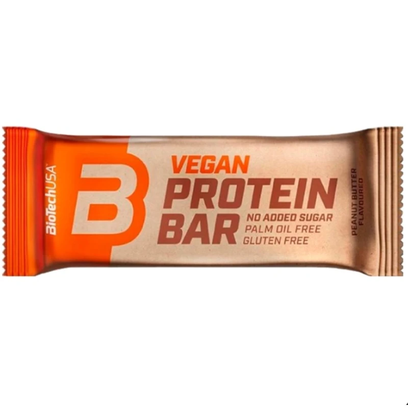 Протеиновый батончик Biotech Vegan Bar Peanut butter 50 г Протеиновый батончик Biotech Vegan Bar Peanut butter 50 г
