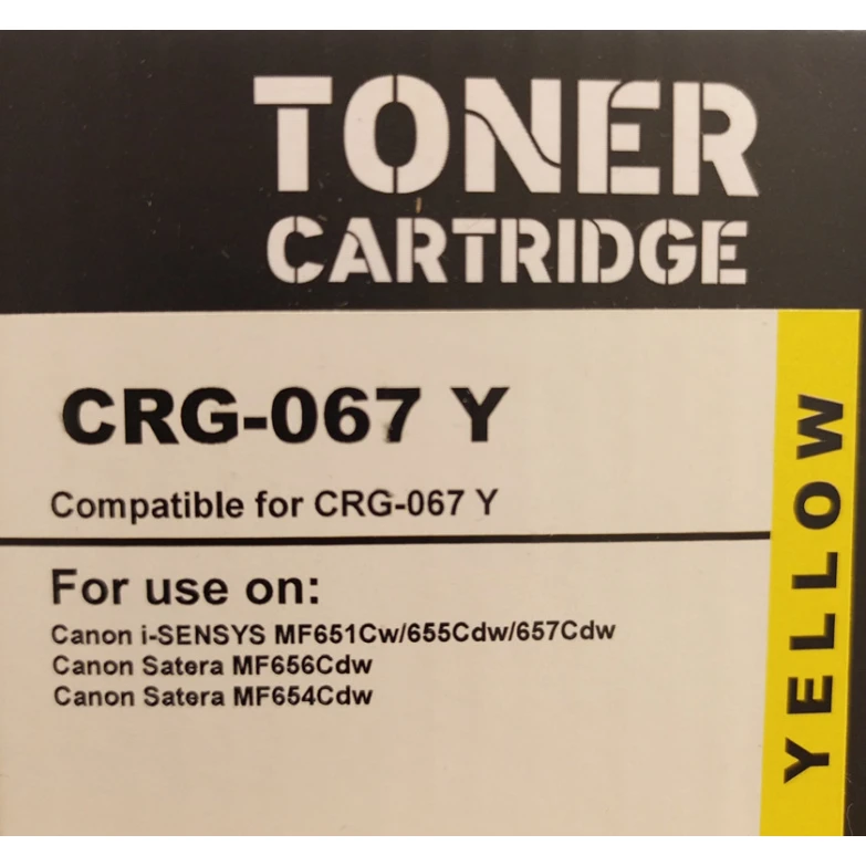 Тонер-картридж BrightTTone CRG-067 Y