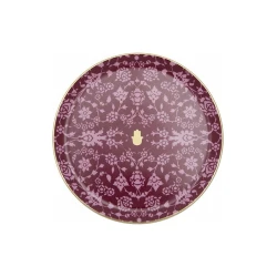 Тарелка Porland Glamorous 04AP021550, фарфор, фиолетовая, 24 см