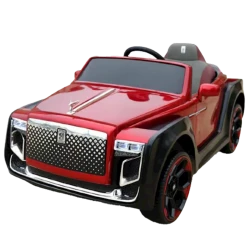 Детский электромобиль Rolls-Royce LT928, 2 мотора, черный/красный