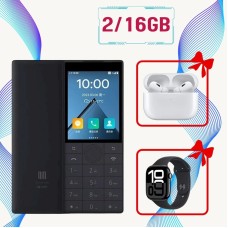 Smartfon Duoqin Qin F22 2GB/16GB Black (A-Klass AirPods Pro 2 və A-Klass Series 10 Smart Saat hədiyyə ilə) - DUOQINF22_16GB_BLACK_GIFT