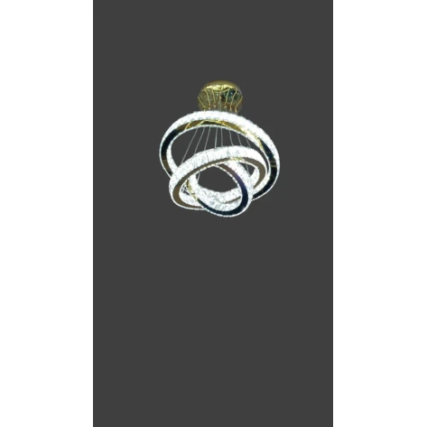 Подвесной светильник 1054, золотистый, 50x35x20 мм