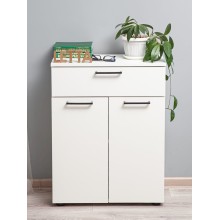 Tumba Letta, LDSP, ağ, 78х29х60 sm